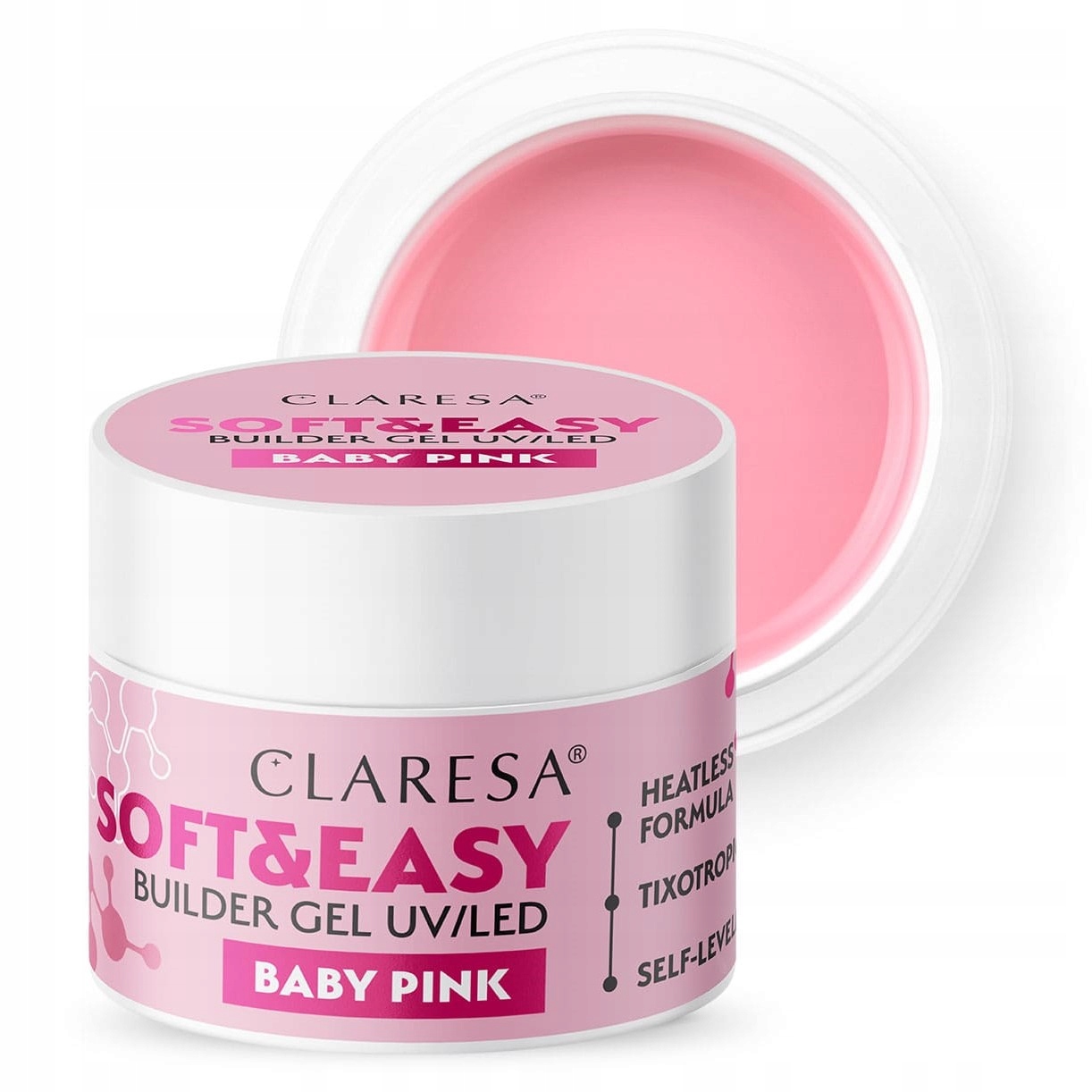 

Żel Budujący Claresa do Paznokci Baby Pink 45g