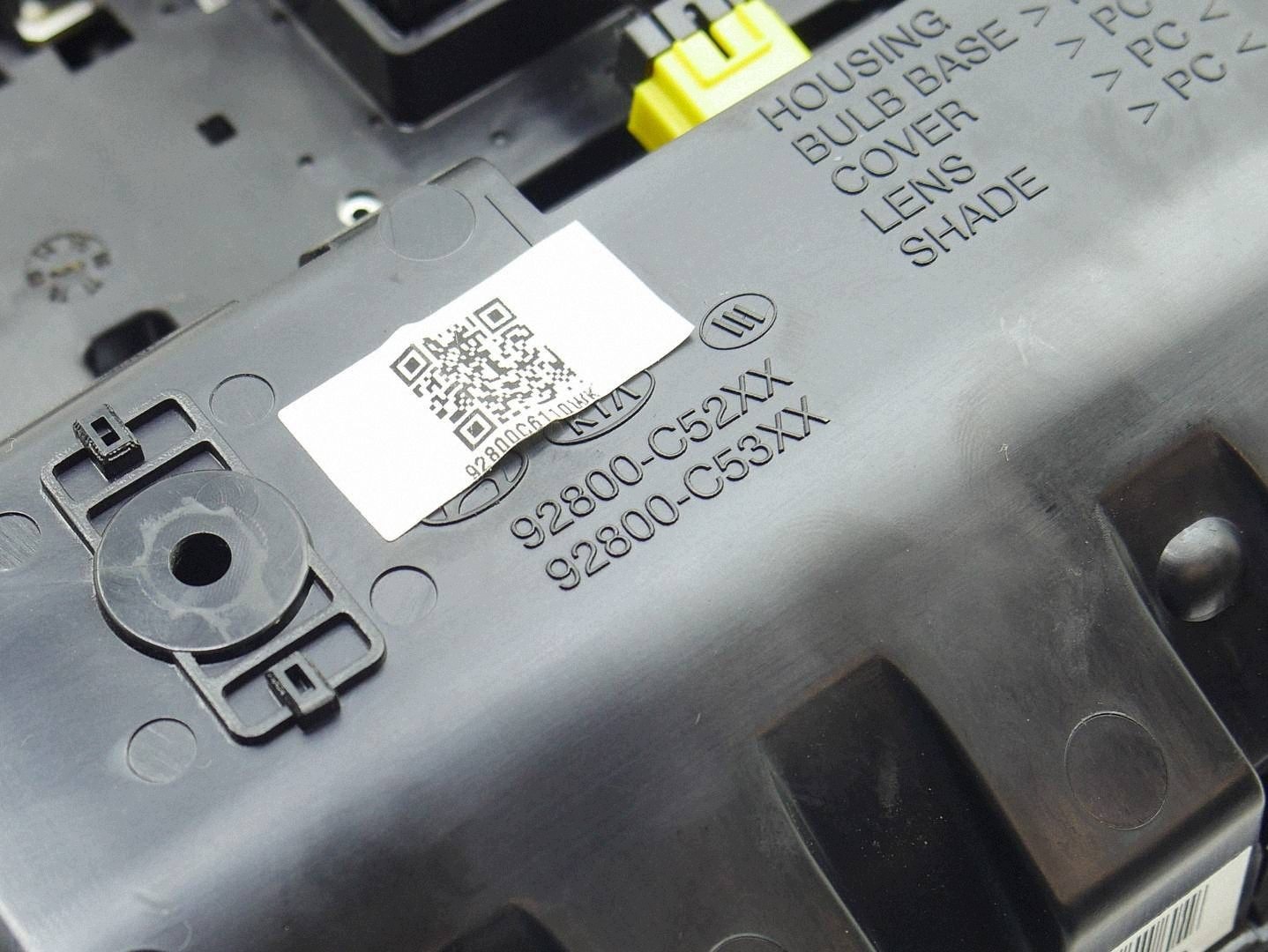 feu lumière interne cabine KIA SORENTO III 92800C6110
