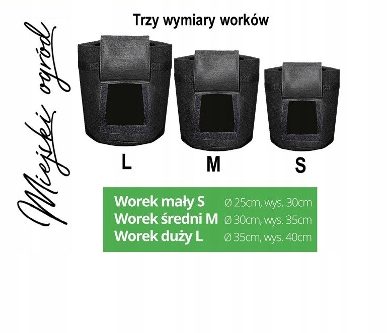 Worek Ogrodowy Torba Do Uprawy Roślin 25x30 S Kod producenta LUS000245