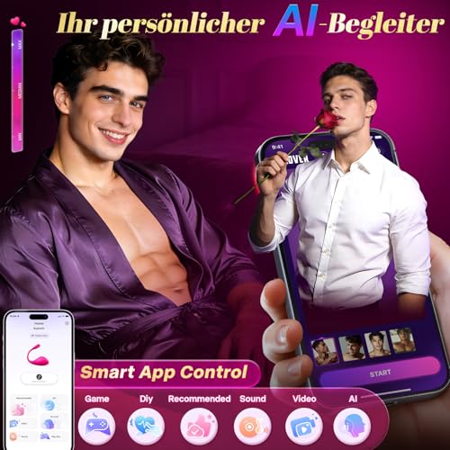 APP VIBRATOR Wibrator Dla Kobiet Z 9 Trybami Wibracji Zabawka Dla Par — miniatura 6
