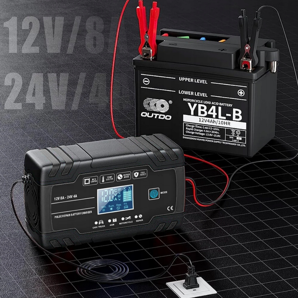 Ładowarka prostownik 8A Natężenie maksymalne 8 A