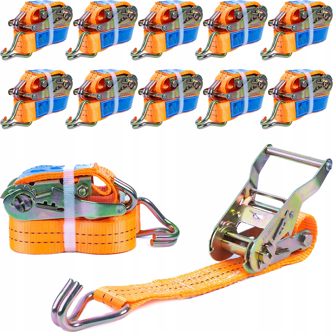 

10x pasy transportowe z napinaczem 4M/35mm/2T