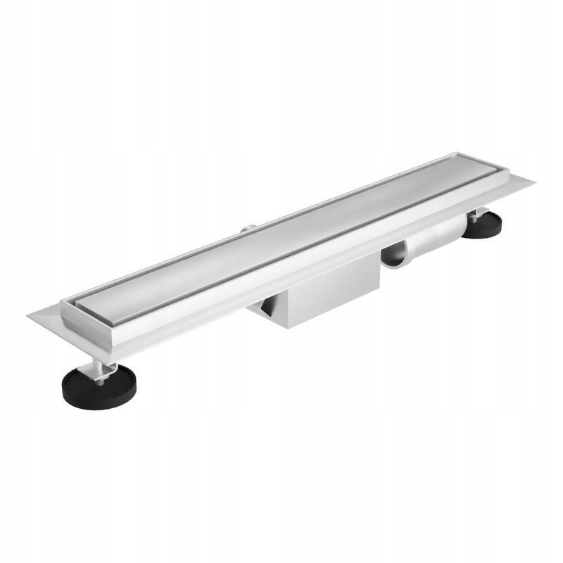 Lineární odtok Plate Steel 600 mm, nerezová ocel, minimalismus a elegance
