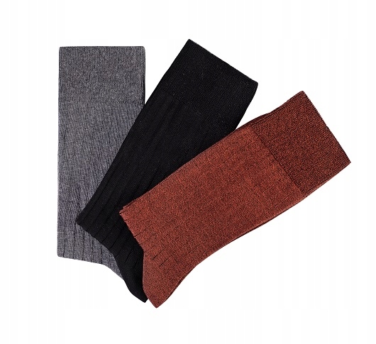 

Zestaw 3 par kaszmir, mercerka 43/46