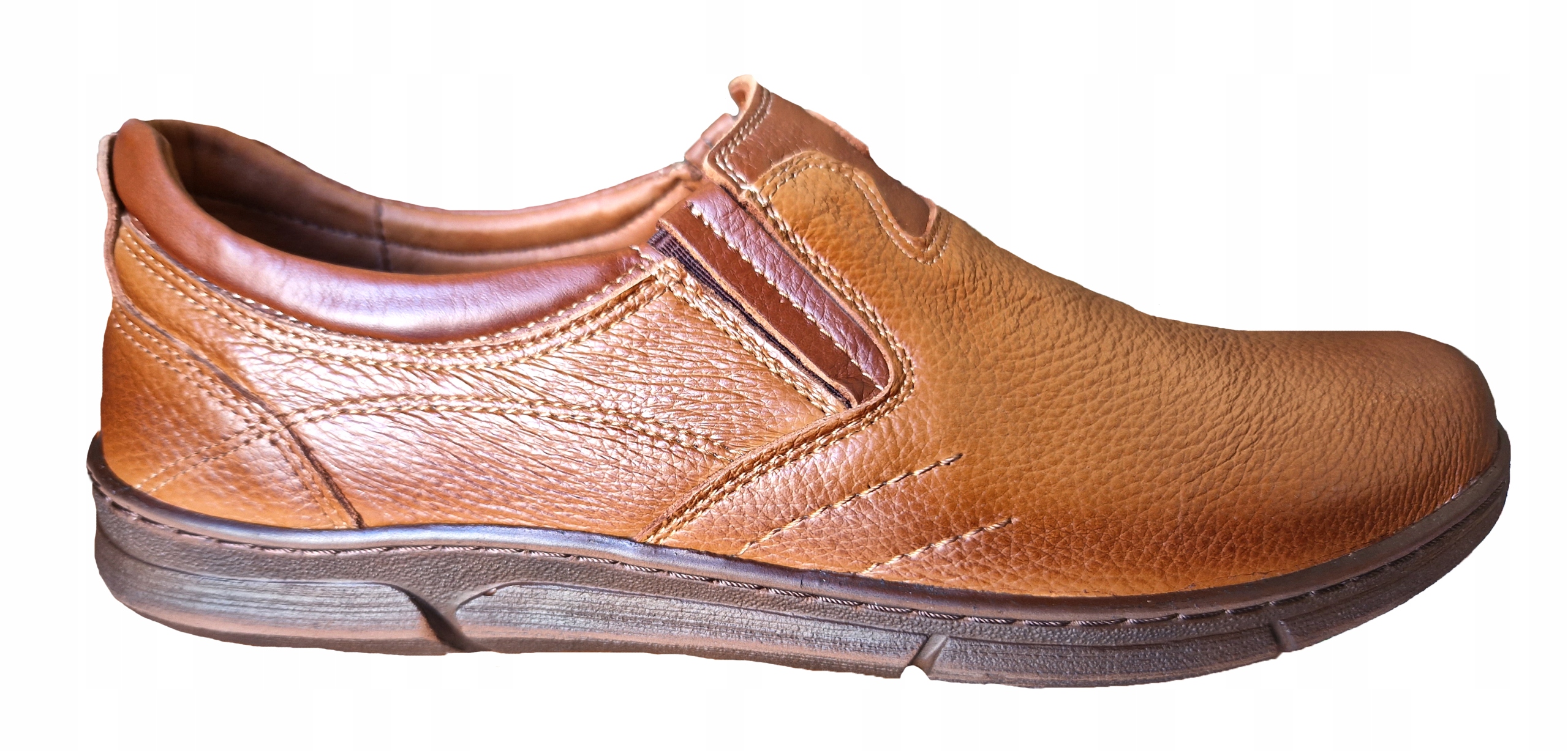 Deta Kožené Polobotky Pánské 7126 Hnědé vel. 44