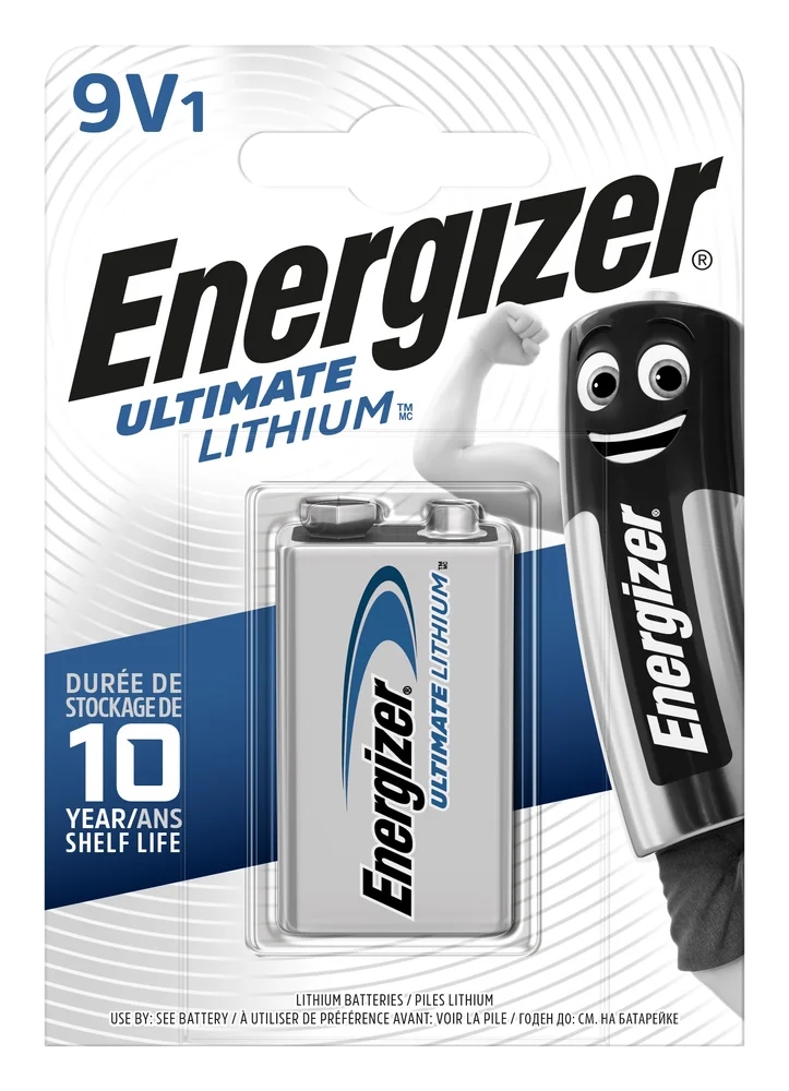 

Bateria litowa Energizer Ultimate Lithium 9V 6F22