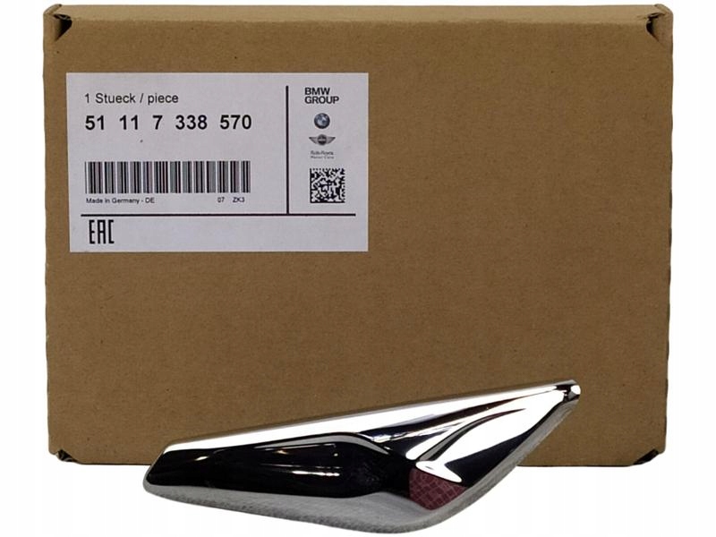 OE BMW ZAŚLEPKA BŁOTNIKA PRAWA BMW X3 F25 X4 F26 Producent bez marki