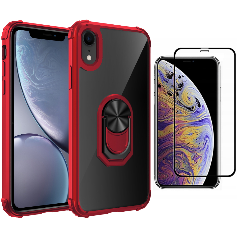 

Etui Pancerne Air Ring Do Iphone Xr + Szkło