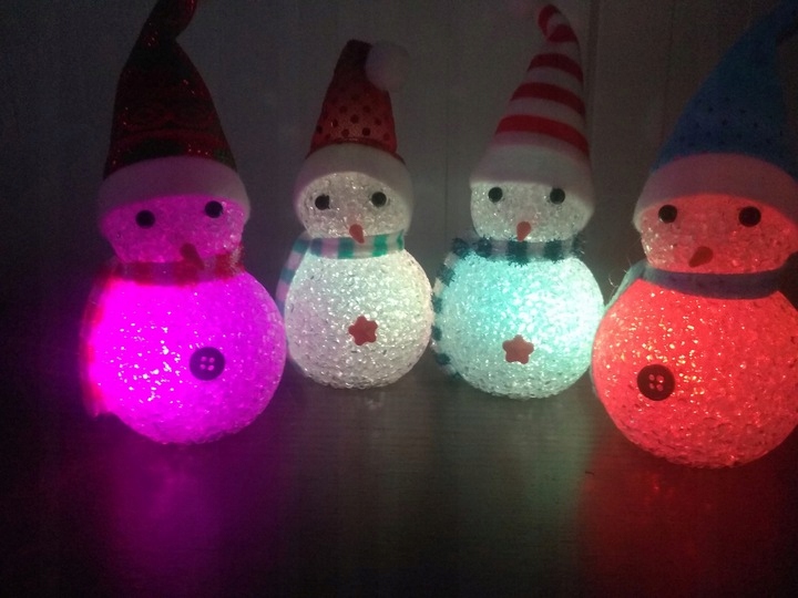 Bałwanek LED ozdoba świąteczna Figurka Marka Vershold