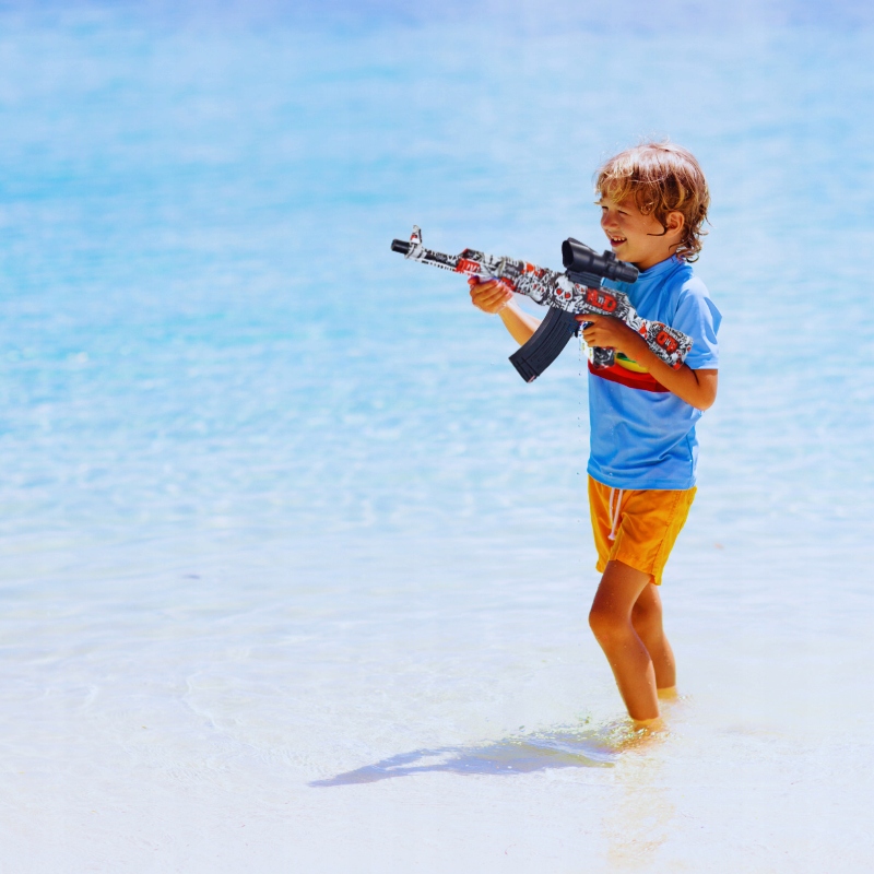 KARABIN NA KULKI ŻELOWE PISTOLET AUTOMAT REPLIKA AK47 Marka LEMON