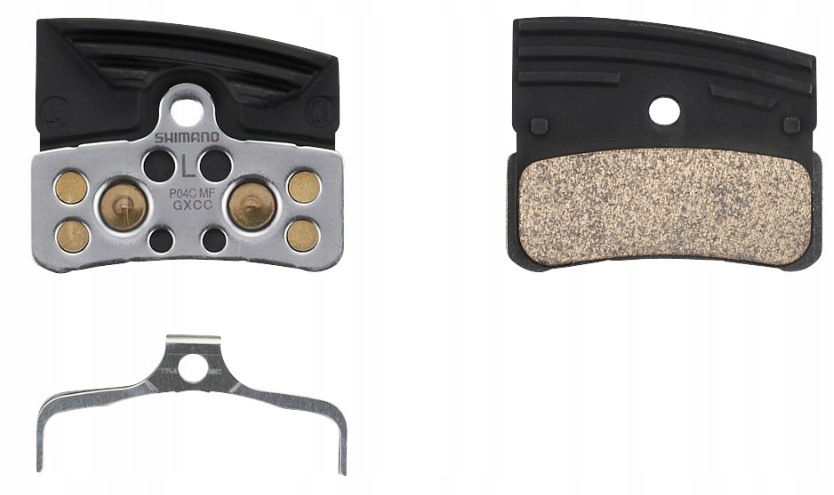 Brzdové destičky Shimano Xtr Xt P04C Metalické Radiátor M8220 M9220
