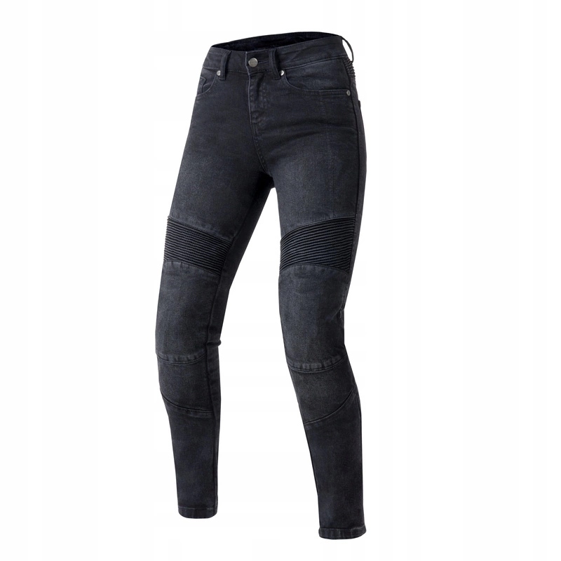 Dámske motocyklové džínsy Ozone Agness II Lady Washed Black
