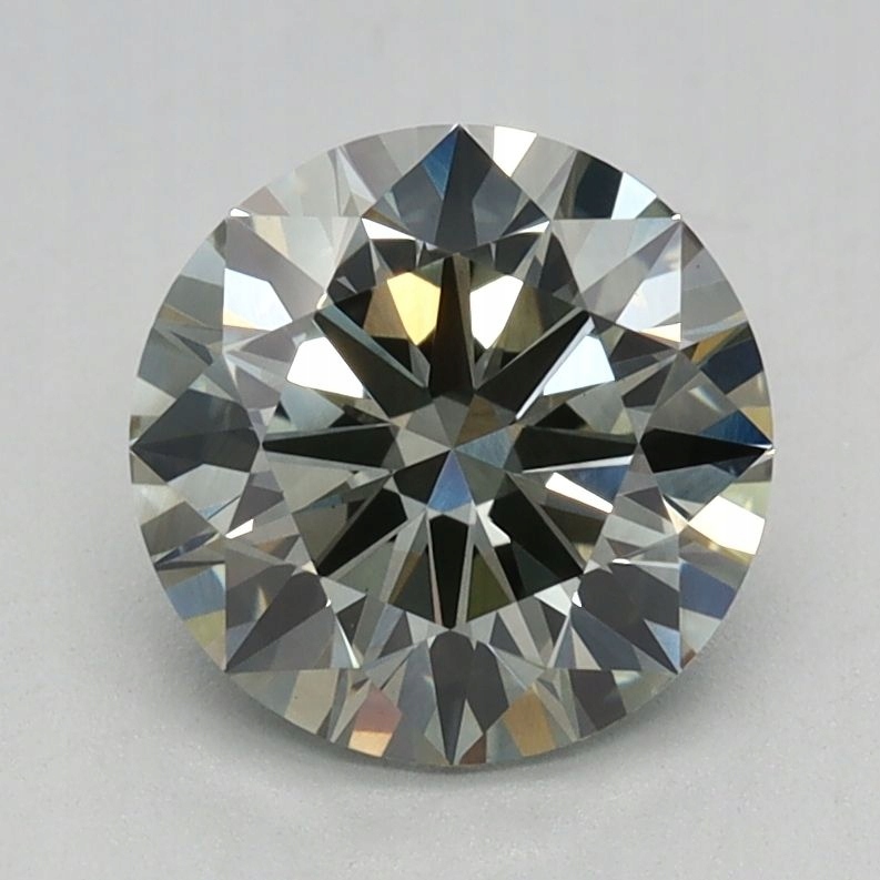 Diament laboratoryjny kolorowy 1.2ct ROUND Fancy Light Green VS1 (IGI)