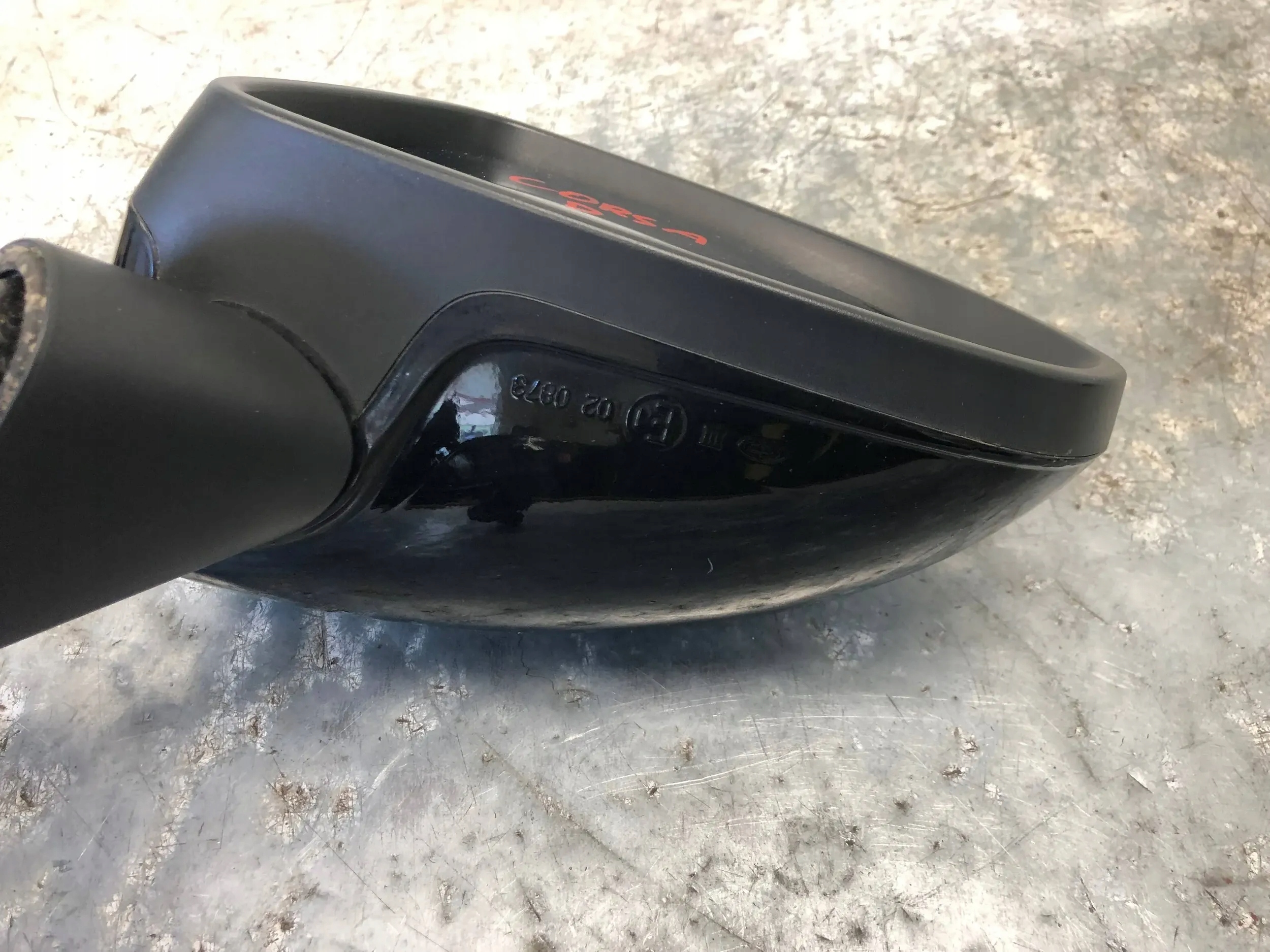 mirror right 3 PIN OPEL CORSA D Z2HU