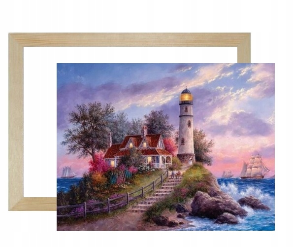 

Ramka 25X35 Drewniana Diamentowy Haft Mozaika