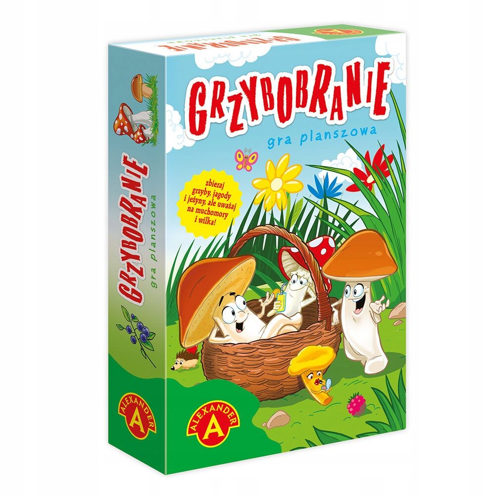 Grzybobranie mini. Wydawnictwo Alexander