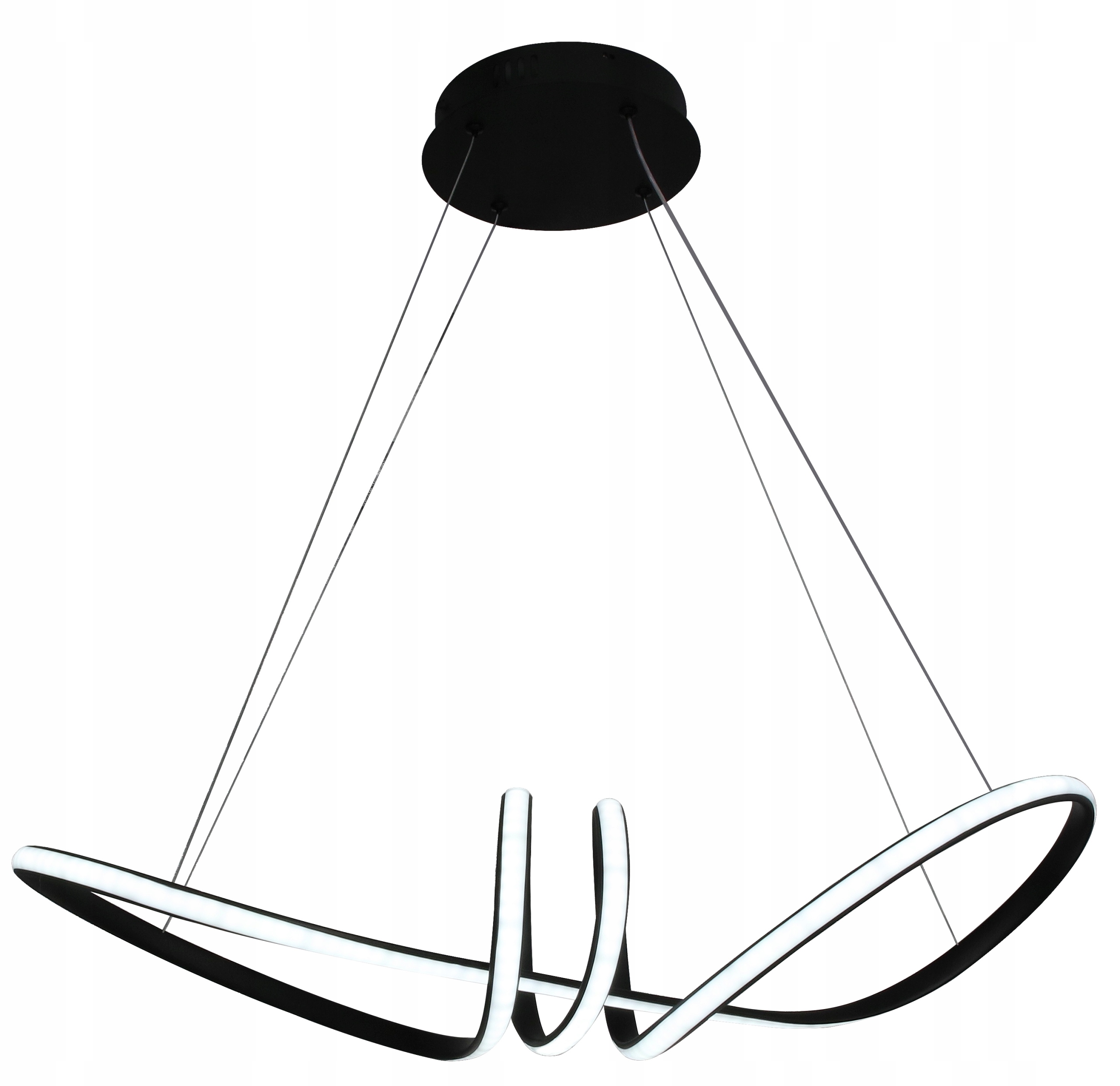 Lampa Led sufitowa wisząca Eko Żyrandol Led nowoczesna Pilot