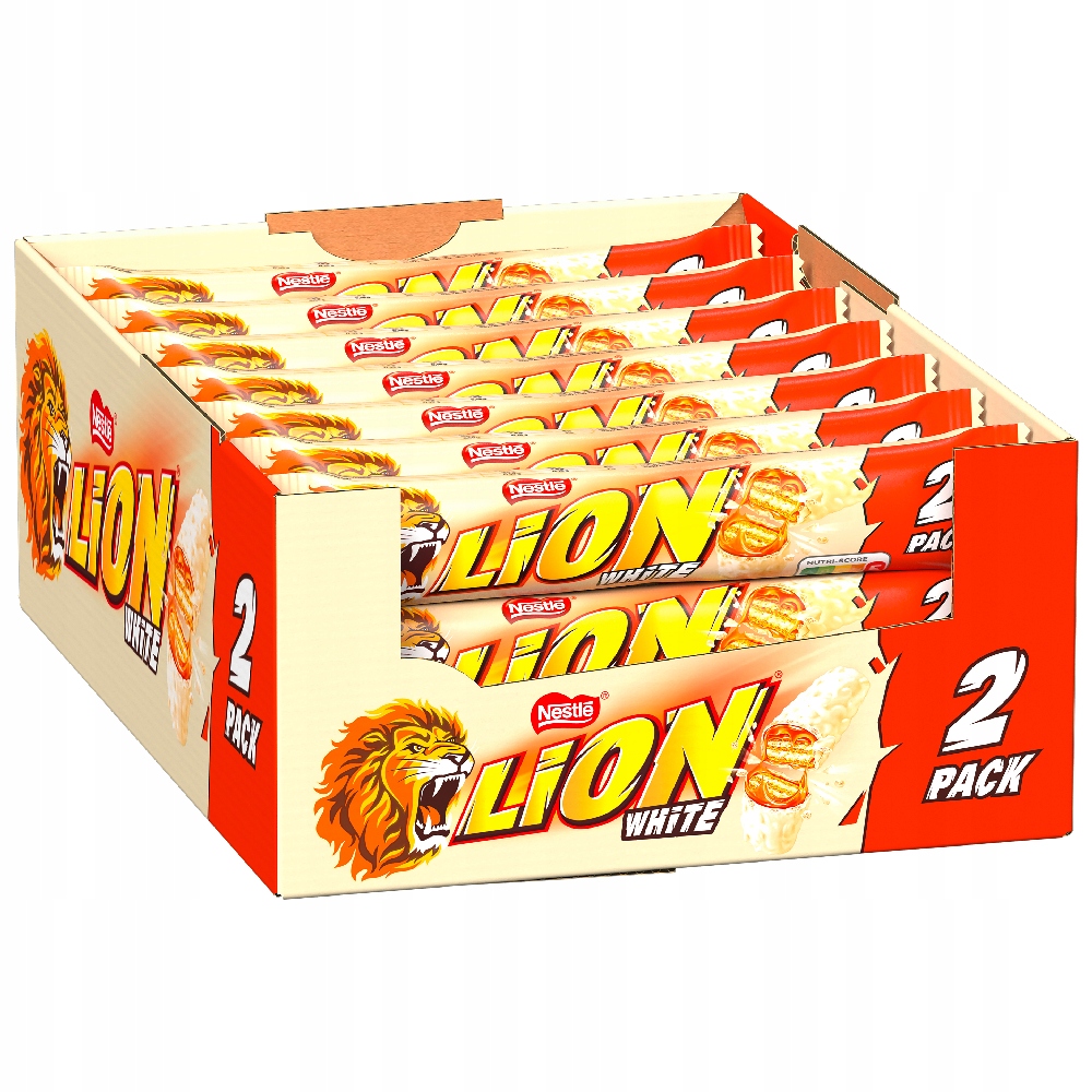 Nestle Lion Baton w białej czekoladzie 2-pack (2x 30g) x28