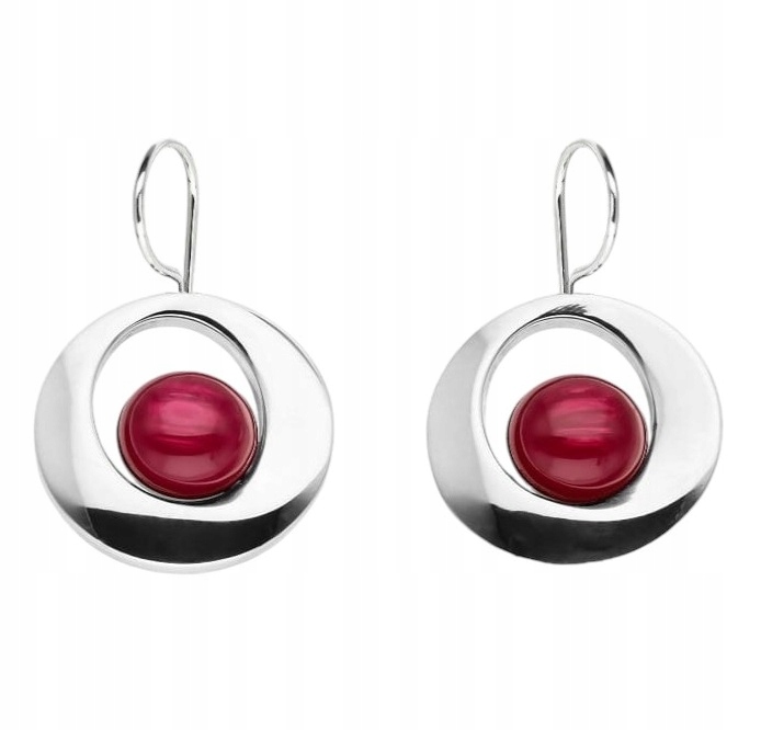 Stříbrné náušnice Ag 925 oxidované s kameny SG-372-KB-S-P