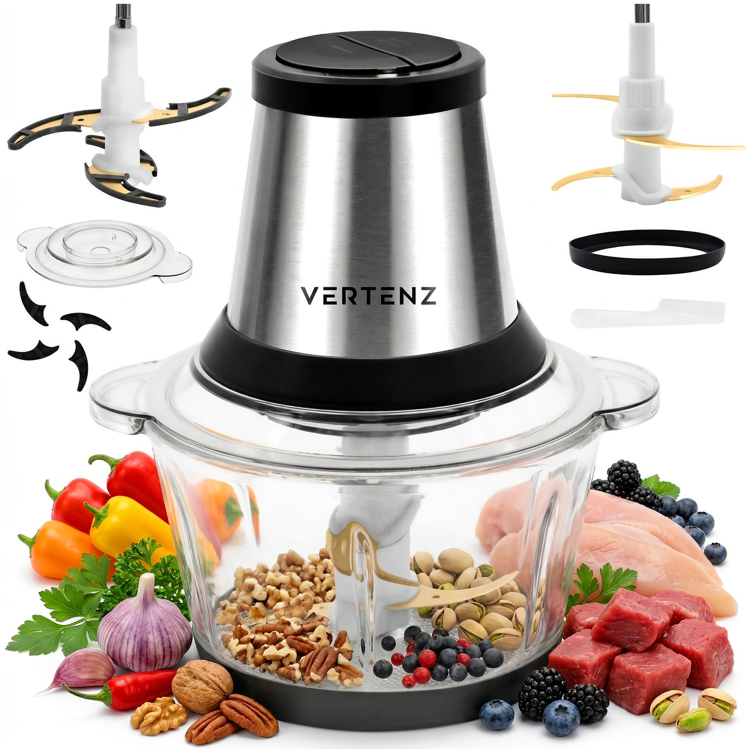 Sekáček Potravin Sekáček Na Zeleniny Maso elektrický Vertenz Kuchyňský Robot 300W