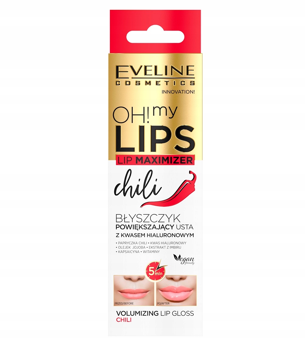 

Eveline Oh! My Lips Maximizer Błyszczyk Chili