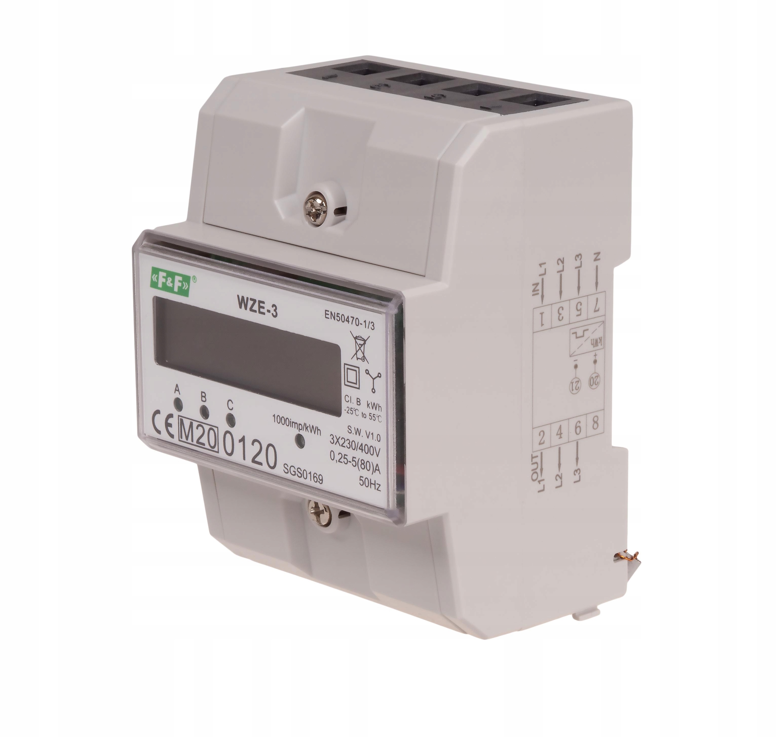 

Licznik zużycia energii elektrycznej 3F WZE-3 FiF