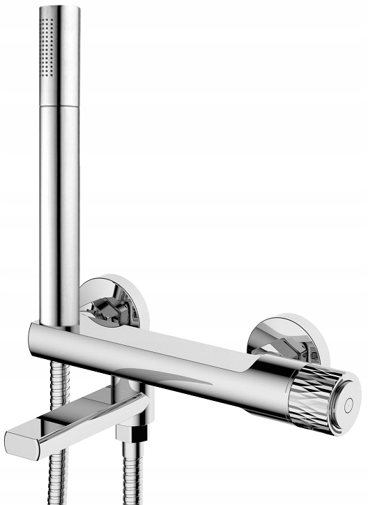 Mexen Diamond Vaňová batéria so sprchovým setom, chrómová montáž