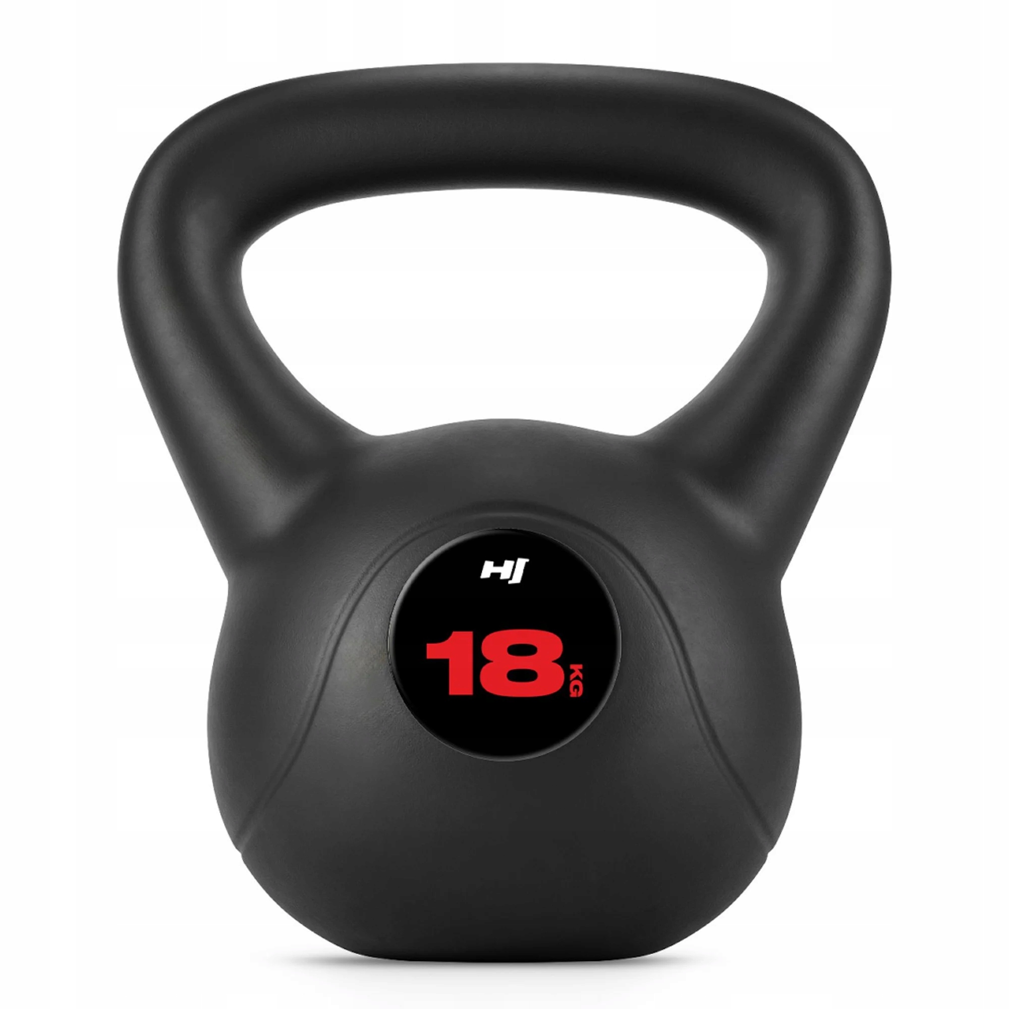 Kettlebell 18kg winylowy ciężar odważnik kettla hantla stabilna do ćwiczeń
