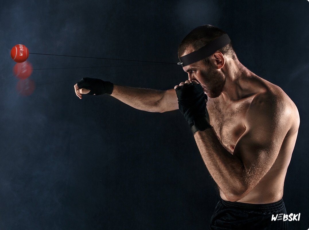 PIŁKA REFLEKSOWA BOKSERSKA PIŁECZKA TRENINGÓWKA REFLEKSÓWKA NA CZOŁO GŁOWĘ Rodzaj inny