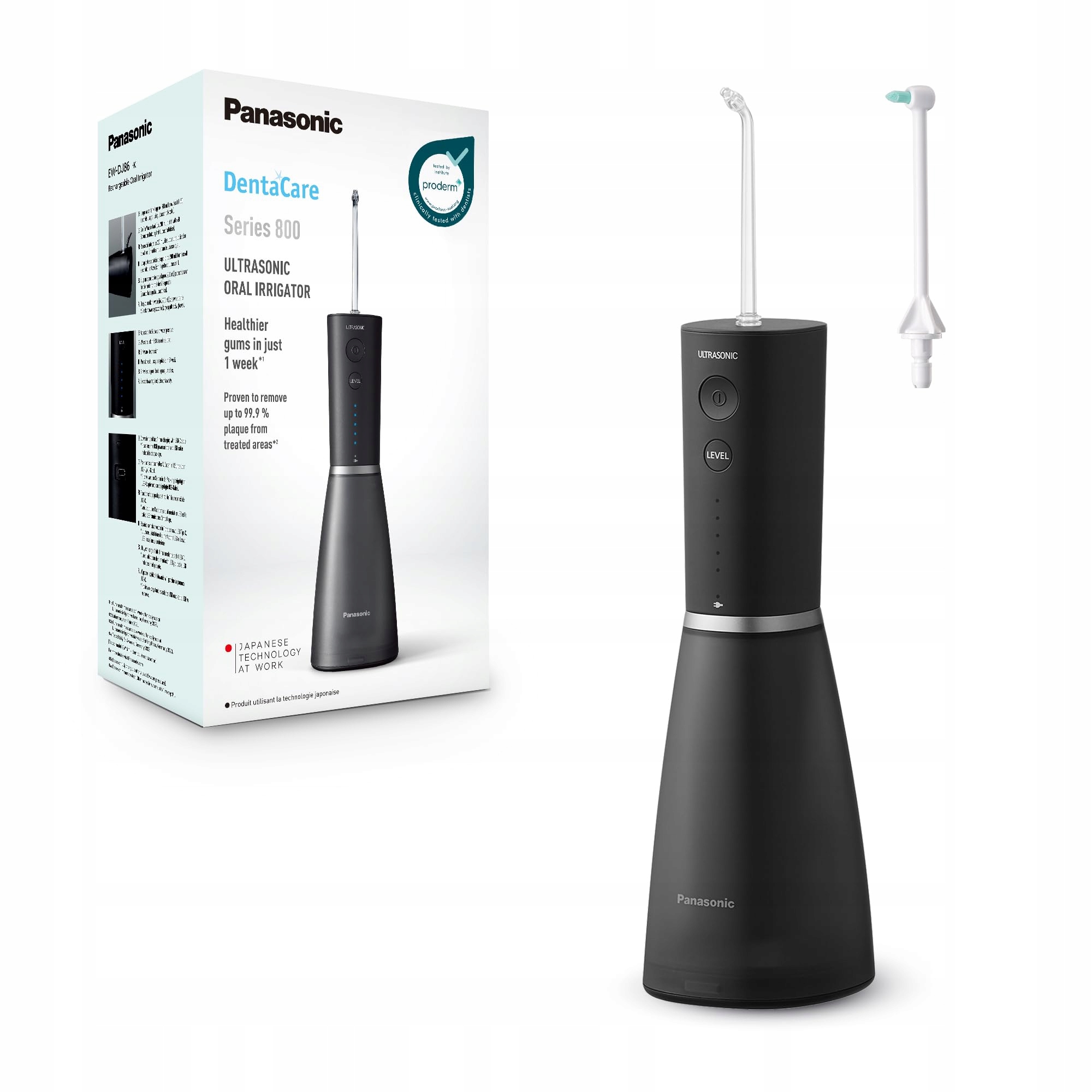 PANASONIC Seria 800 Irygator Ultradźwiękowy Bezprzewodowy 200ml USB-C — miniatura 2