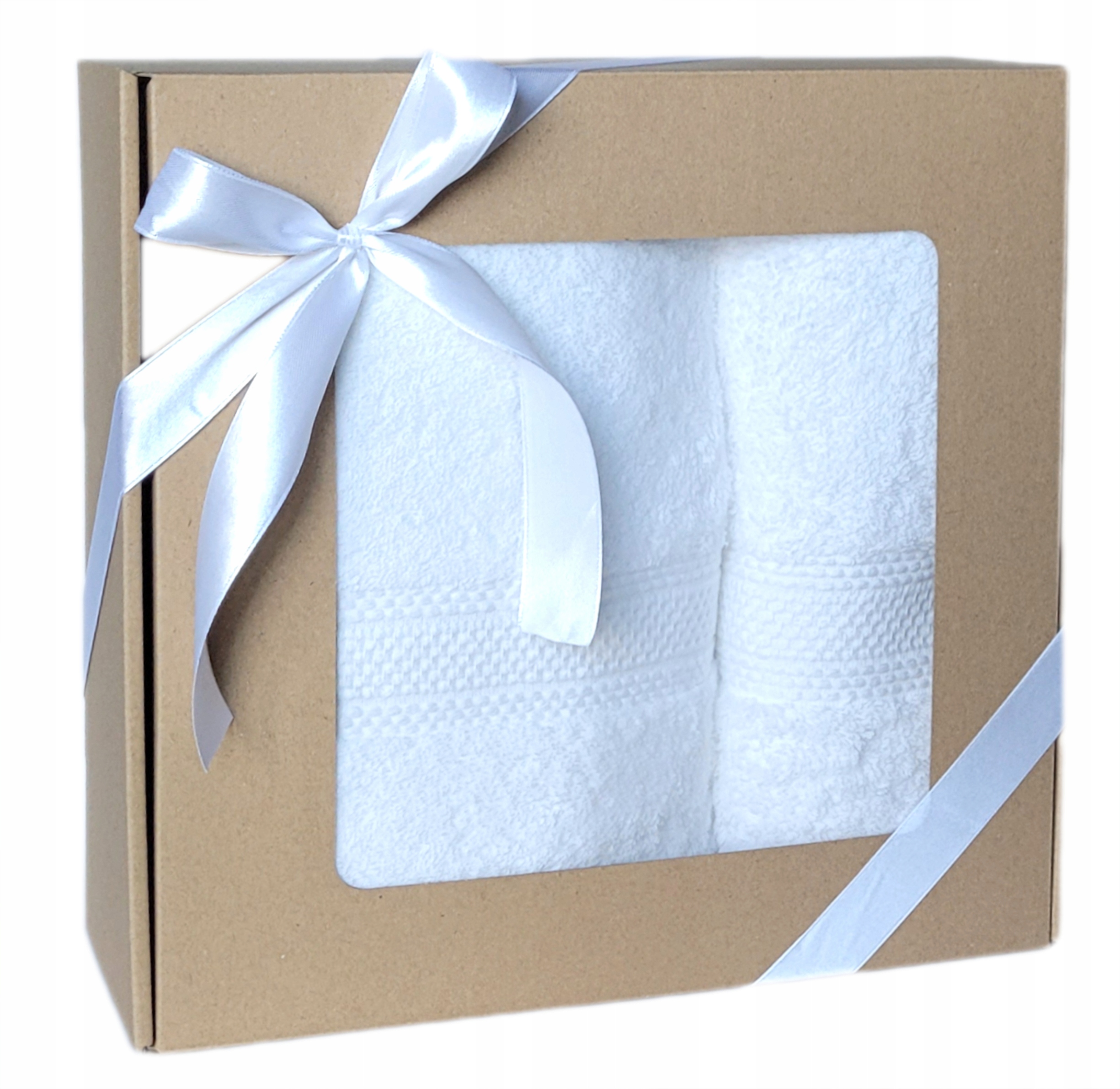 GRENO Komplet Ręczników EGYPTIAN COTTON biel 50x90 i 70x140