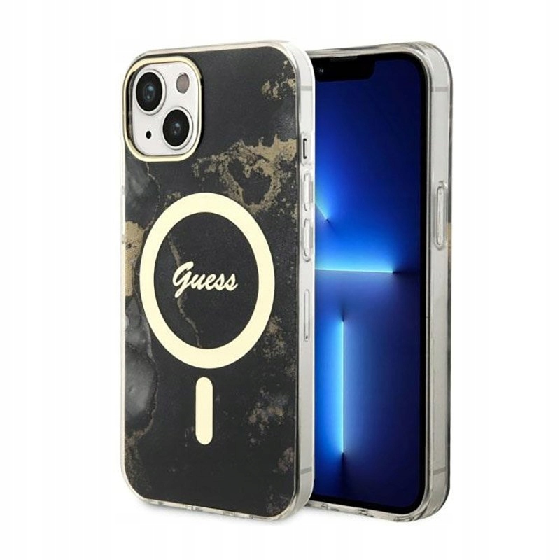 Guess MagSafe – Pouzdro pro iPhone 14 Plus (Černé)