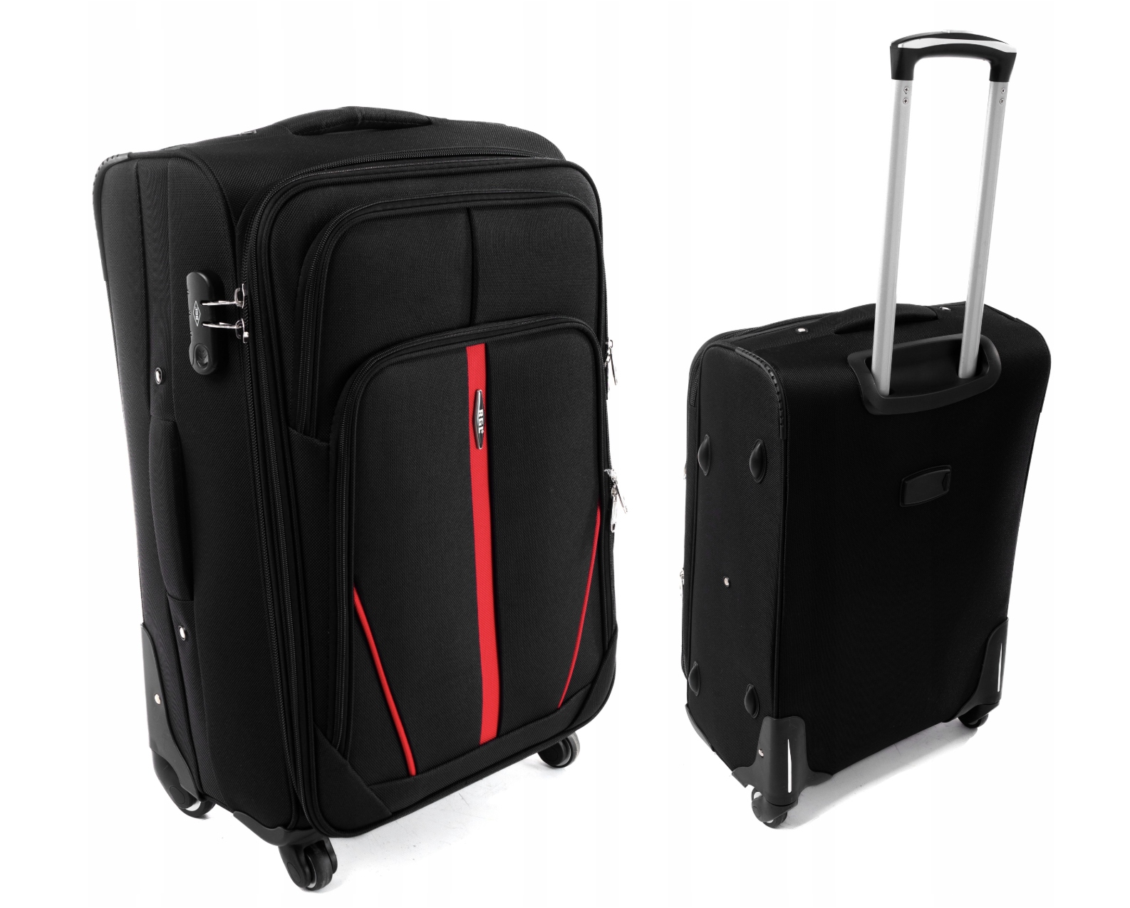 Rgl střední Cestovní Kufr 4 Kolečka Taška XL