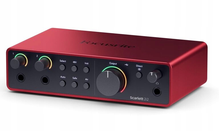 FOCUSRITE SCARLETT 2i2 4TH GEN INTERFEJS AUDIO USB OPROGRAMOWANIE Kod producenta MOSC0033
