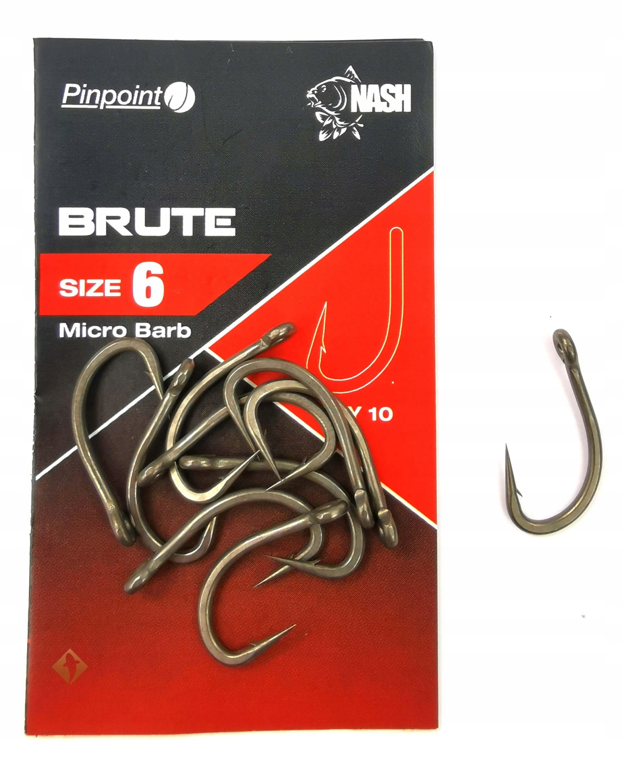 Haczyki Nash Brute rozmiar 4 10sztuk