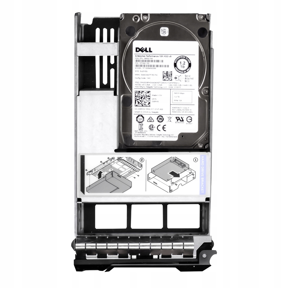 Dell 036RH9 1.2TB 10K 128MB SAS-3 2.5'' ST1200MM0088