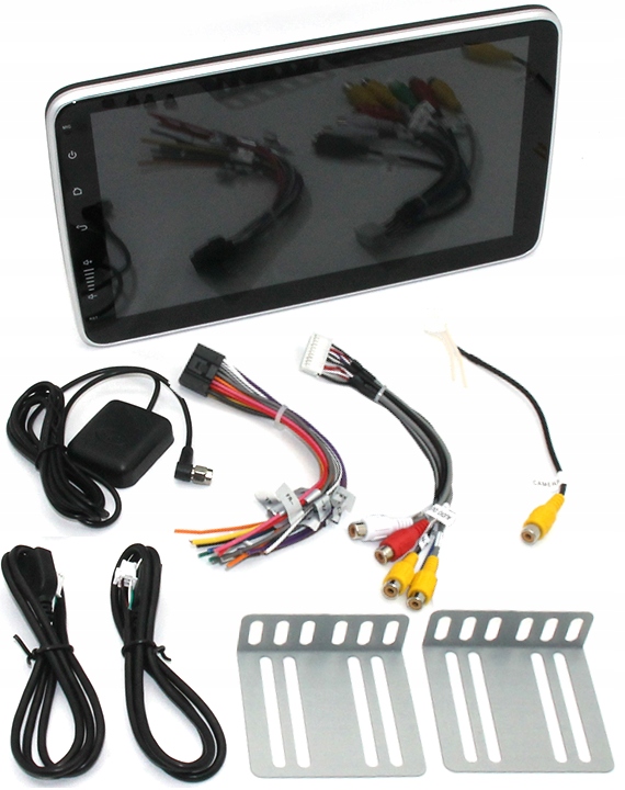 Автомагнітола 1 DIN 10.1 дюймів поворотний Android Product Width 17.7 cm