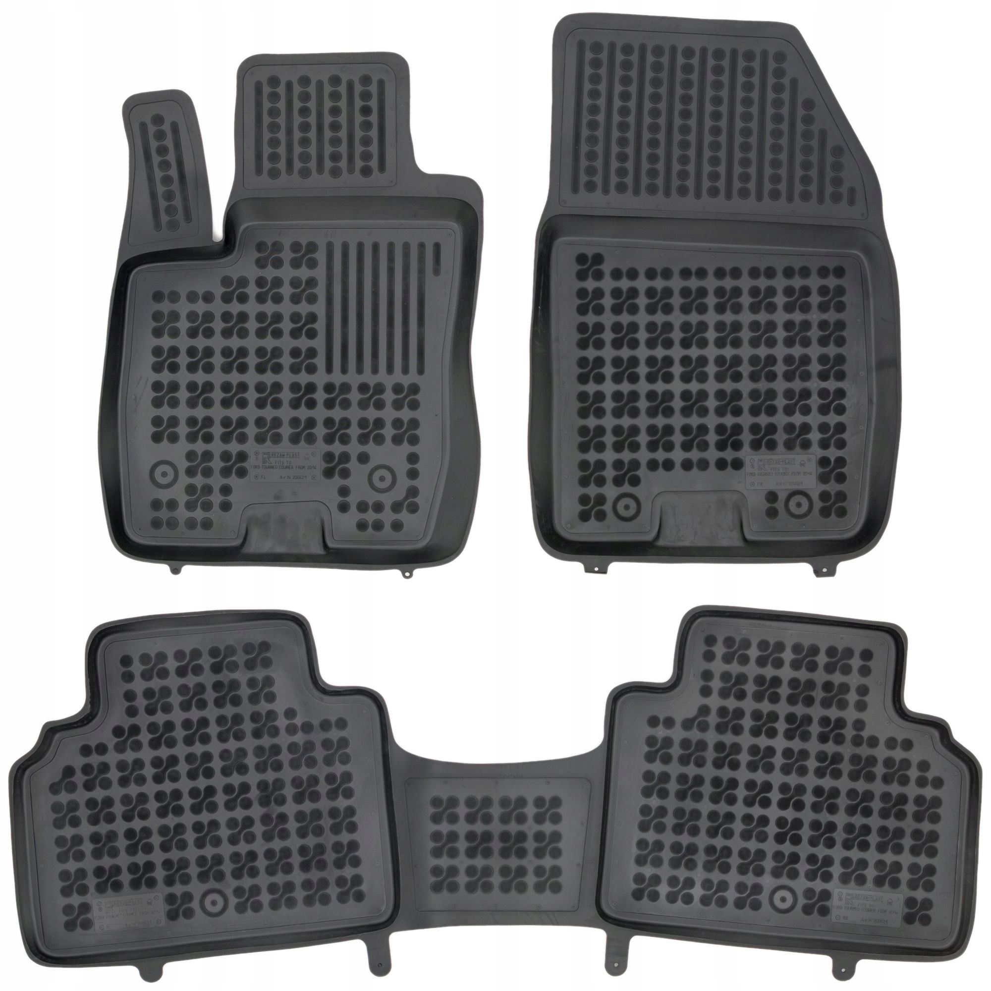 Коврики Резав-Пластик резиновые 200621 3 el.