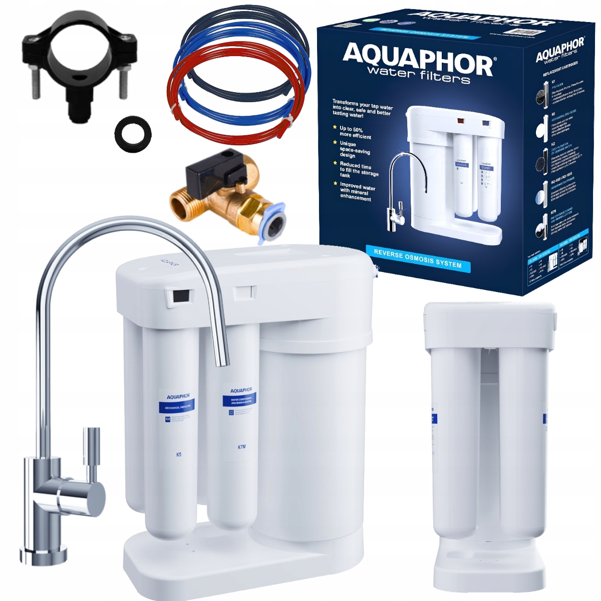 Filter pitnej vody pod umývadlo osmóza Aquaphor Morion RO-101S