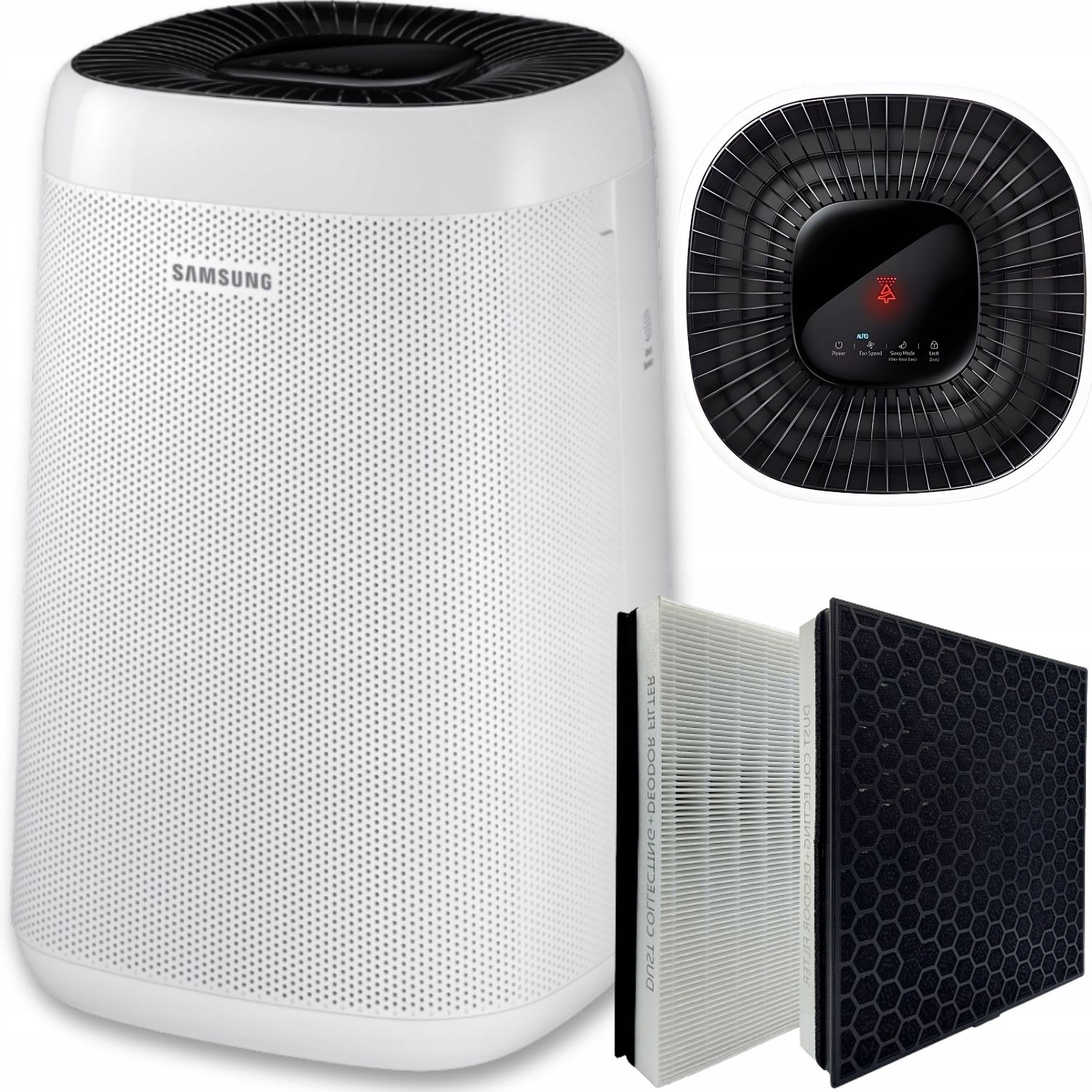 Oczyszczacz Powietrza Samsung Wydajność 34m² Hepa 30W Biały 264m³/h Filtr