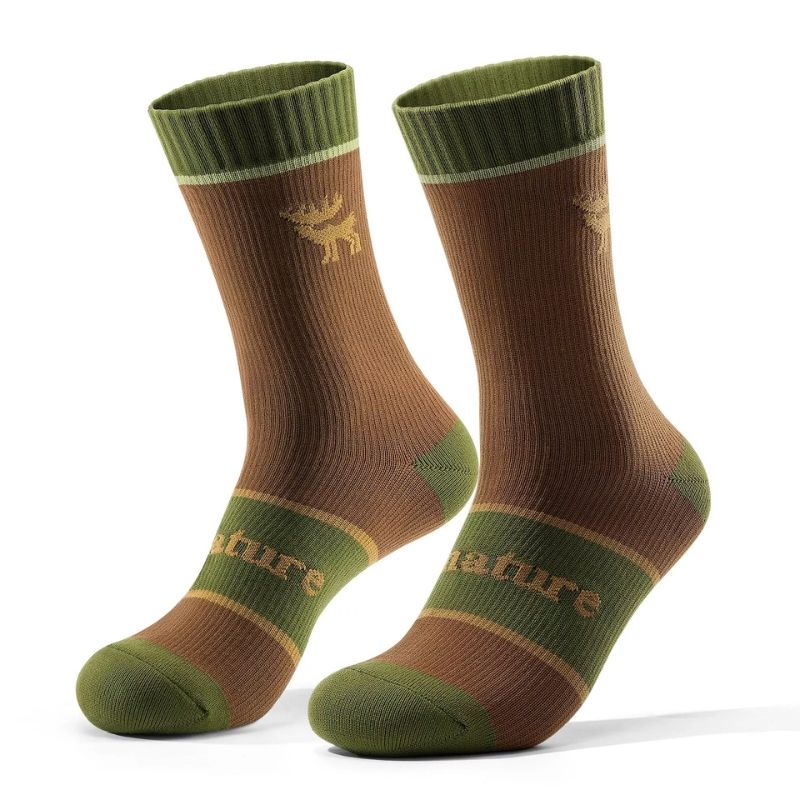 Ponožky voděodolné Qunature odolné, 40-42 khaki