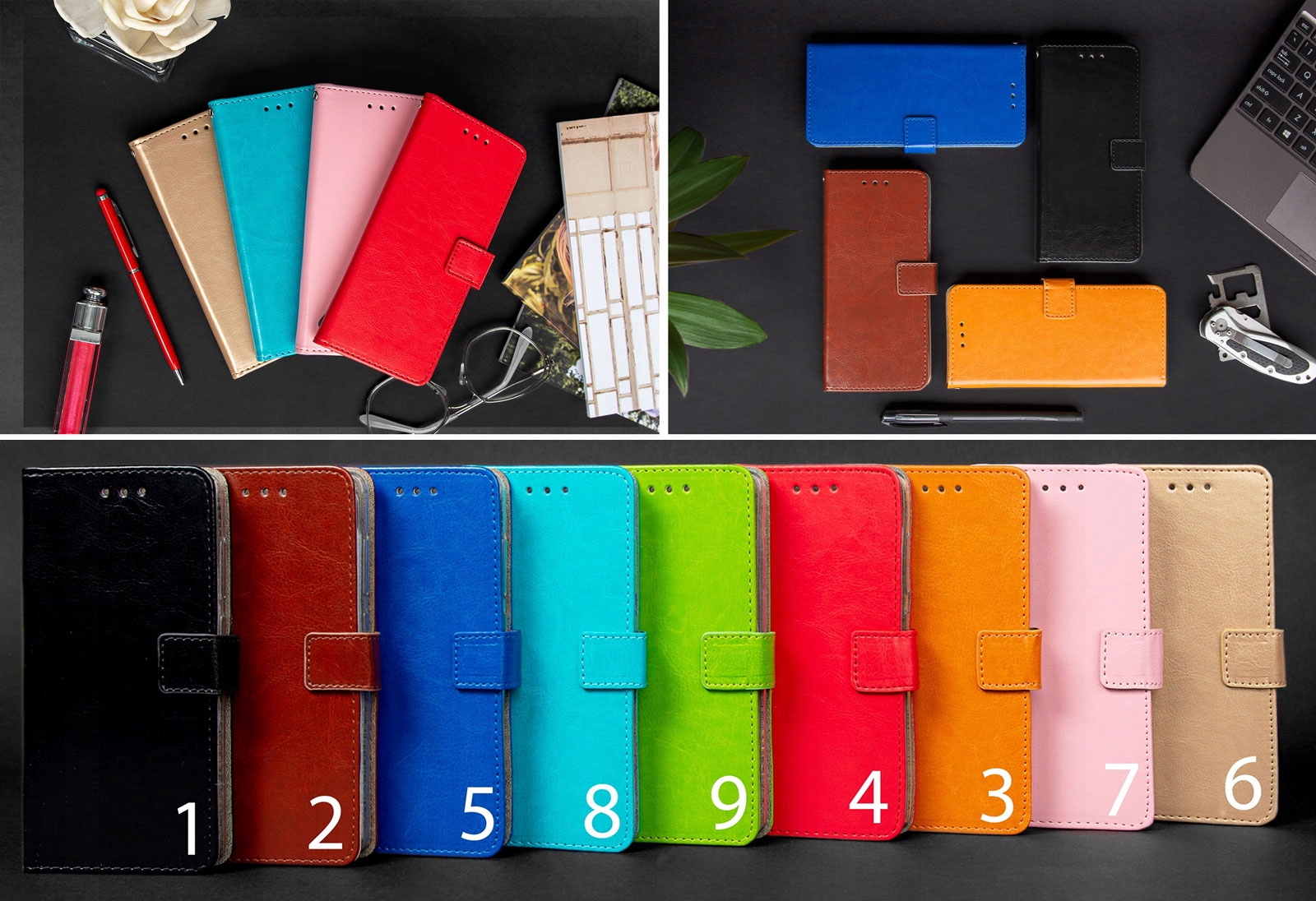 Etui PORTFEL VINTAGE BOOK CASE SZKŁO do Xiaomi Redmi 6 Pro / Mi A2 Lite EAN (GTIN) 5904208385646