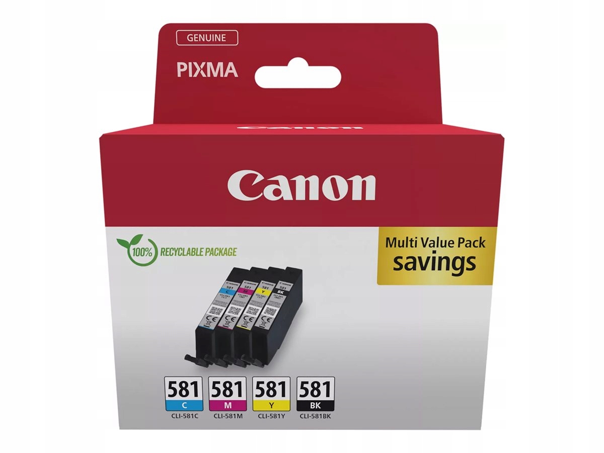 Atrament Canon CLI-581 2103C007 sada