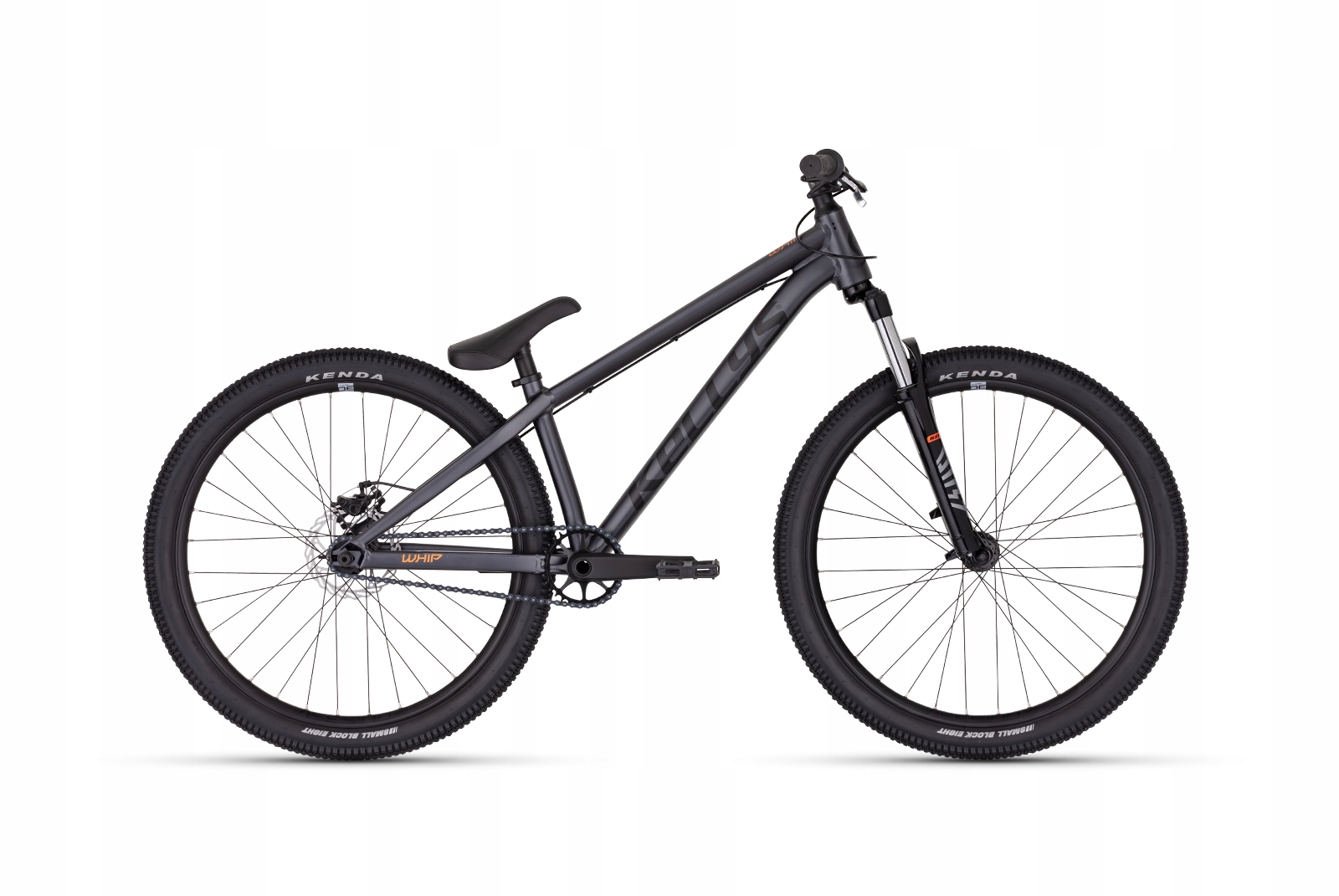 Rower Dirt Kellys Whip 30 Dj 26" Graphite Grey L 13"