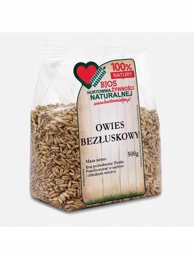 Levně 7 x Bjos Bezlupkový oves 500 g Bjos