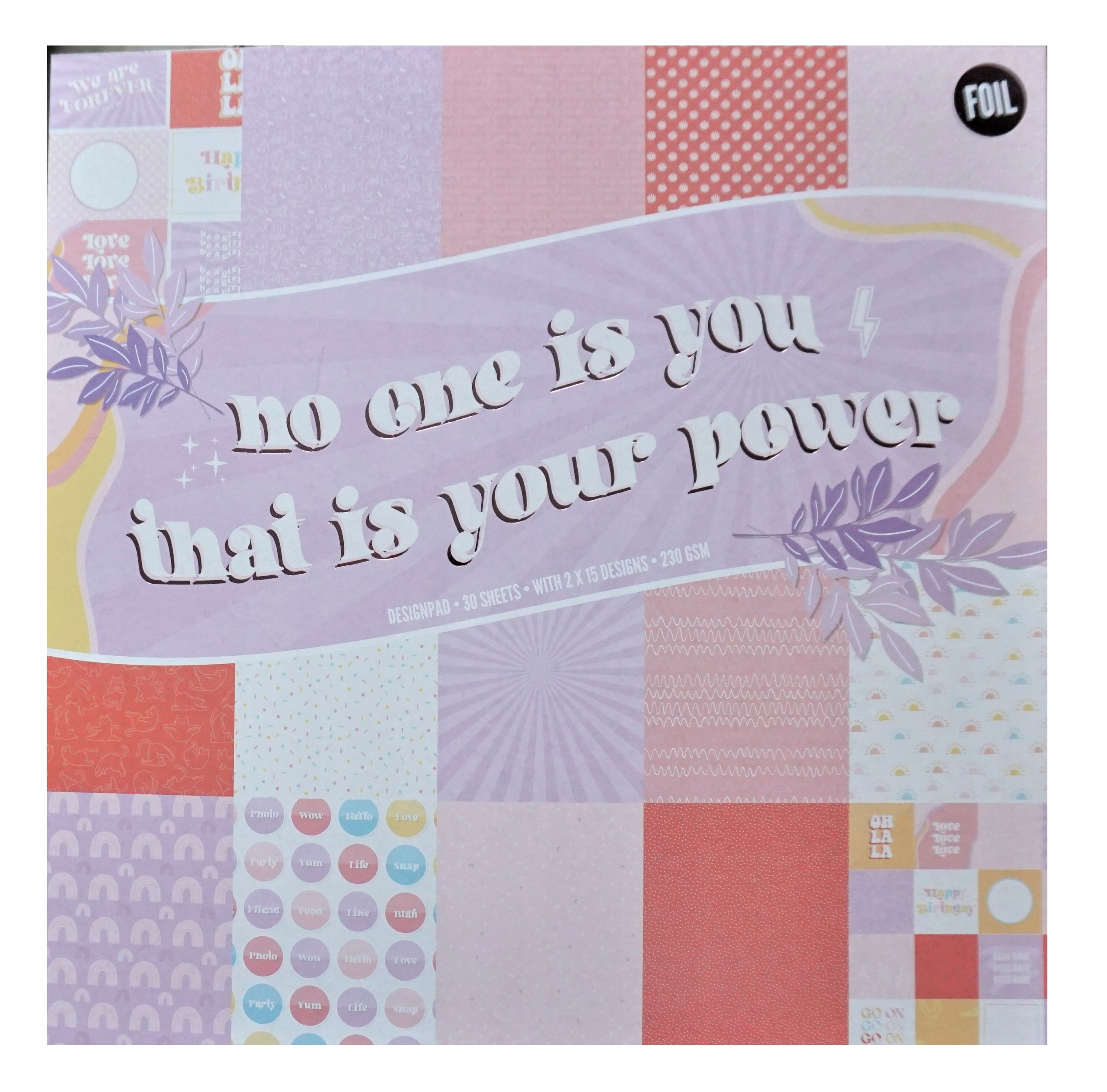 Blok do scrapbookingu 30x30cm No One Is You