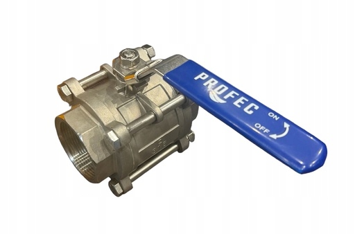 Guľový ventil 2'' nerezová oceľ 316 600 Wog