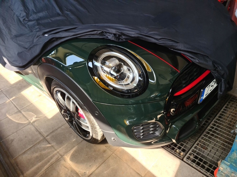 Polski wysokiej jakości plandeka pokrowiec miarowy dedykowany Mini Cooper