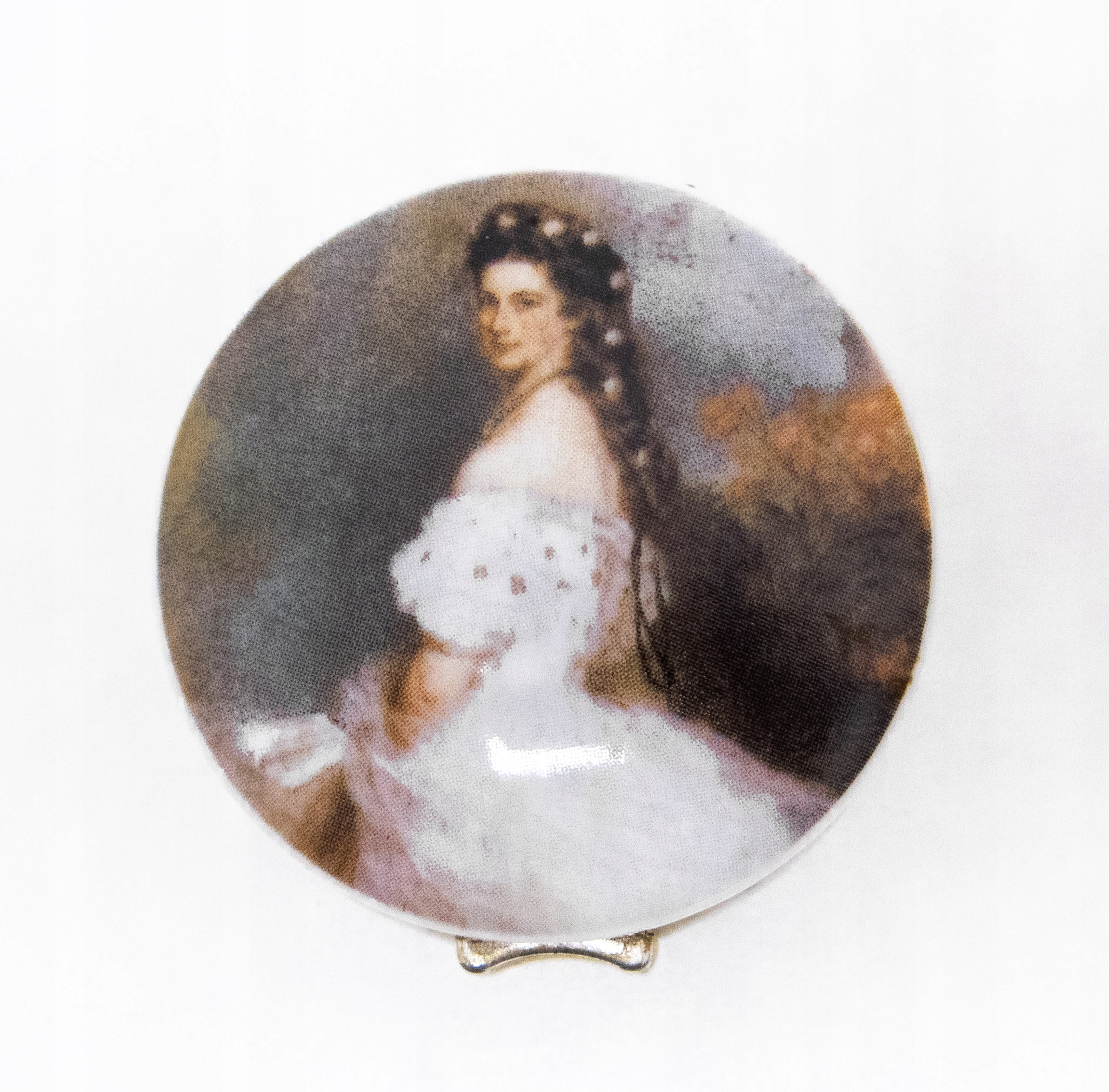 СТАРАЯ ФАРФОРОВАЯ ШКАТУЛКА