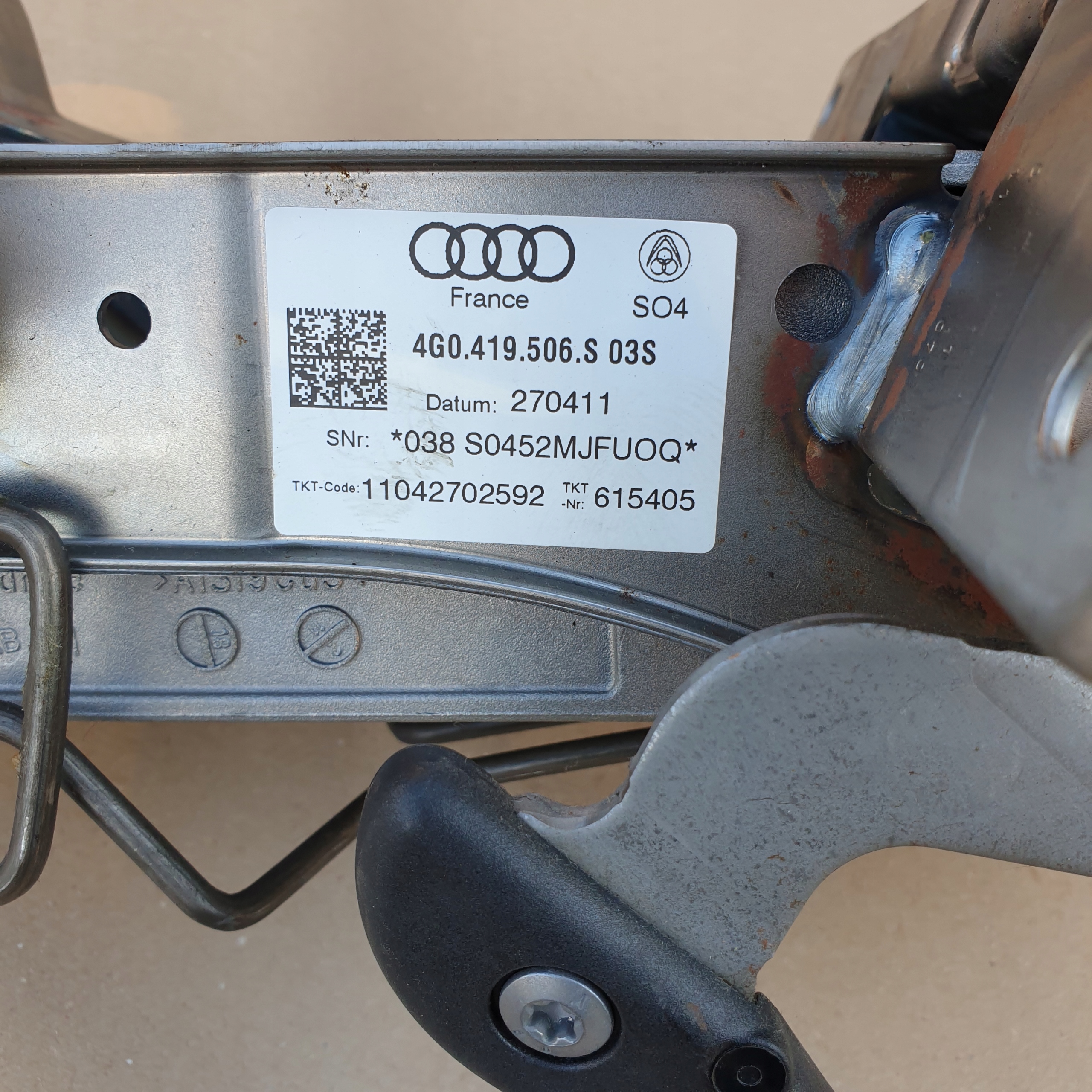 steering wheel rod part AUDI A6 C7 A7 4G OE EU